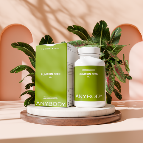 🎁 Anybody Pumpkin Seed Oil - Tökmagolaj a Prosztata Egészségéért