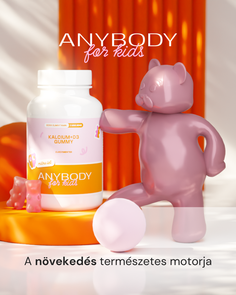 Anybody for Kids - Kalcium+D3 Gummy Kúra