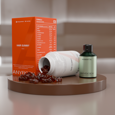 Hair Gummy + Rozmaring Olaj Csomag
